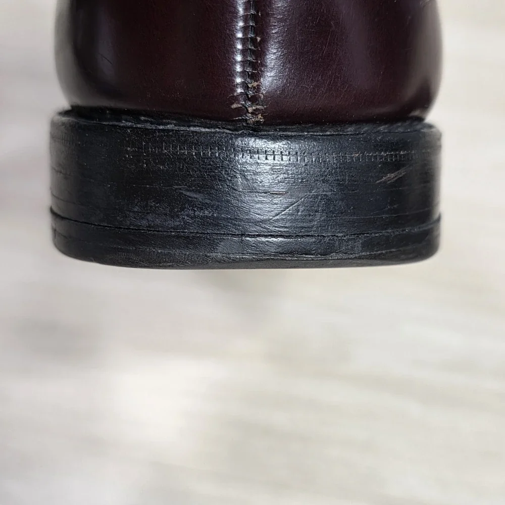 Allen Edmonds Park Avenue Brown Leather Cap Toe‎ Shoes Size 8 D 5675